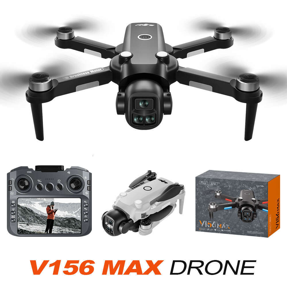 V Max Obstacle Avoidance Screen Brushless Motor Aerial Photography Aircraft Optical Flow Positioning Remote Control Drone