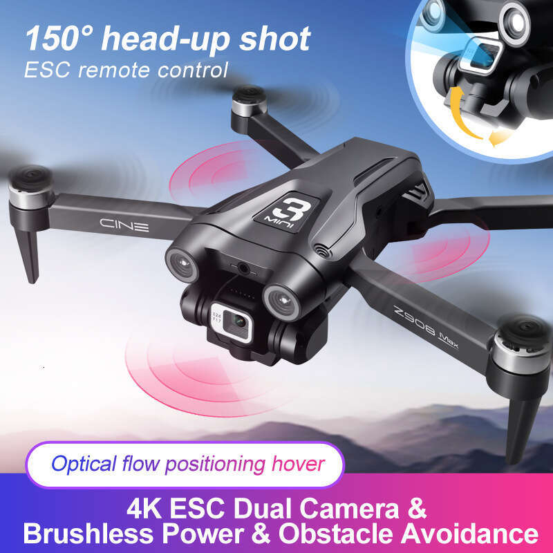 Z MAX Drone Optical Flow Dual Camera Brushless Motor Three Sided Obstacle Avoidance Remote Control Aircraft