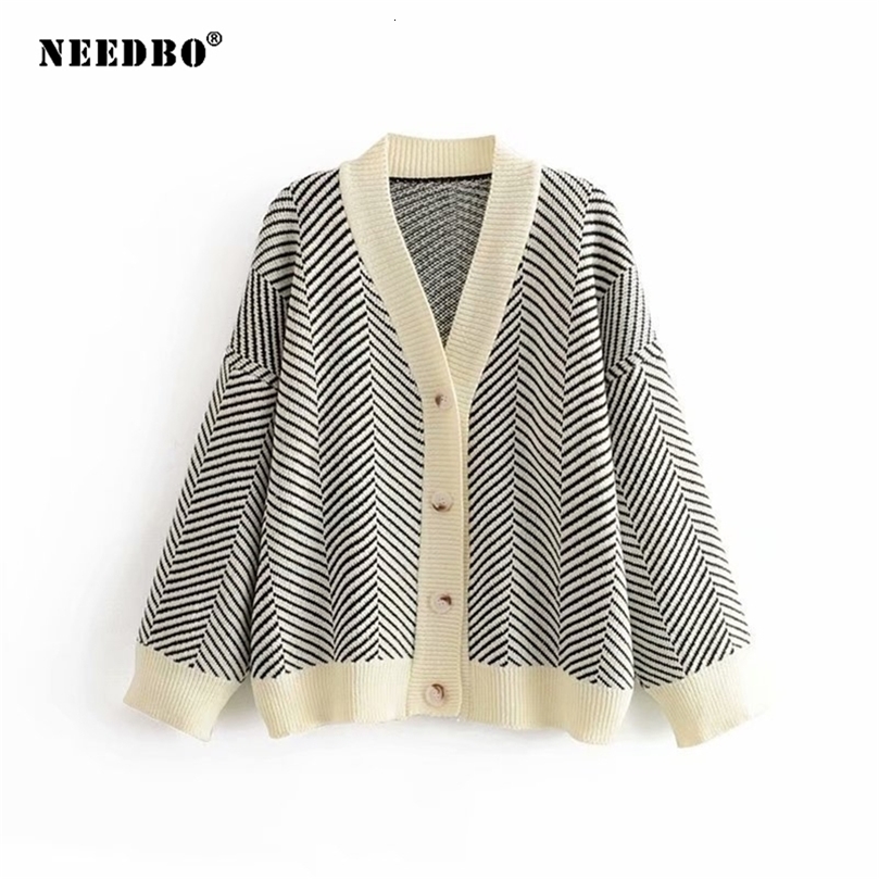 Knit Winter Female Sweater Warm for Large Size Cardigan Women Long Sleeve Sweaters 201111wtt