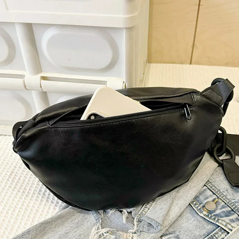 Ladies Waist Bag Fashion Woman Belt Bag Saddle Fanny Pack Highend Soft Leather Shoulder Crossbody Chest Bag 250929