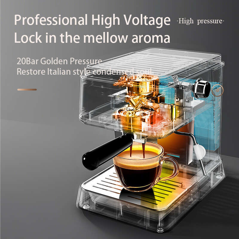 Italian-style Coffee Semi-automatic Small Household High-pressure Extraction Steam Milk Foam Latte Art All-in-one hine Office