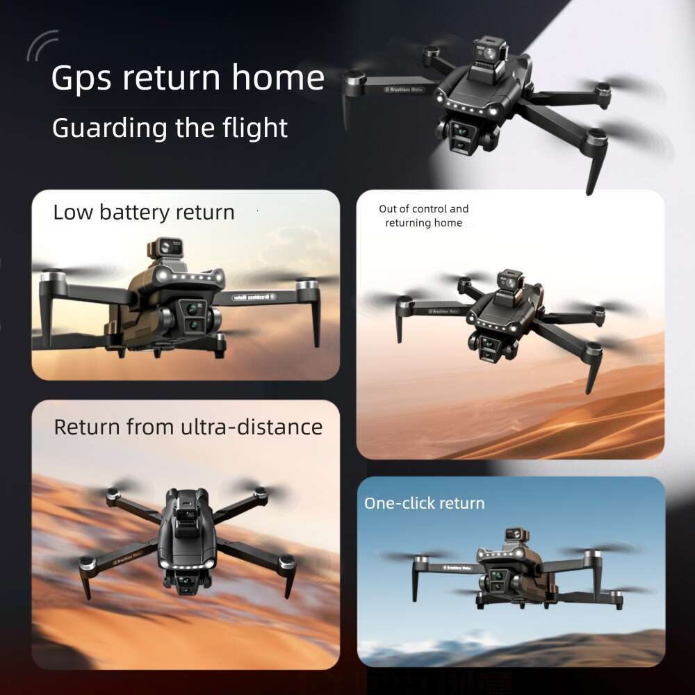 New V Brushless GPS Return HD K Aerial Photography Laser Obstacle Avoidance Drone Remote Control Airplane