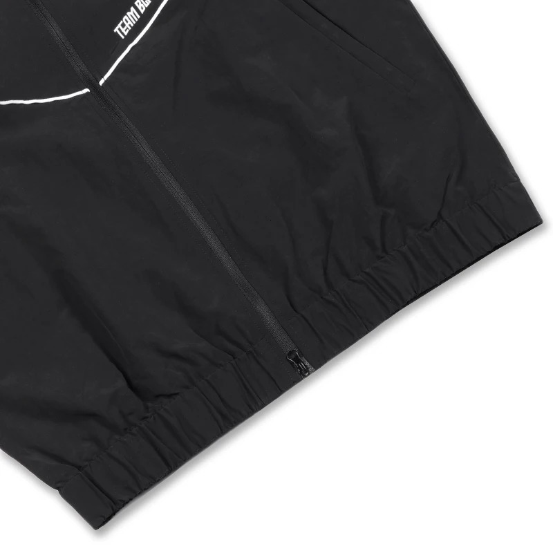 Jinx Team Black Jacket Unisex Windbreaker Sports Coat Men Women Loose Track Activewear Long Sleeve Top Embroidery Y2k Outerwears 250930