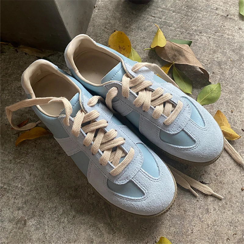 MORAZORA INS Fashion Cow Suede Leather Women Sneakers Yellow Pink Purple Lace Up Flat Sneakers Spring Summer Casual Shoes 250930