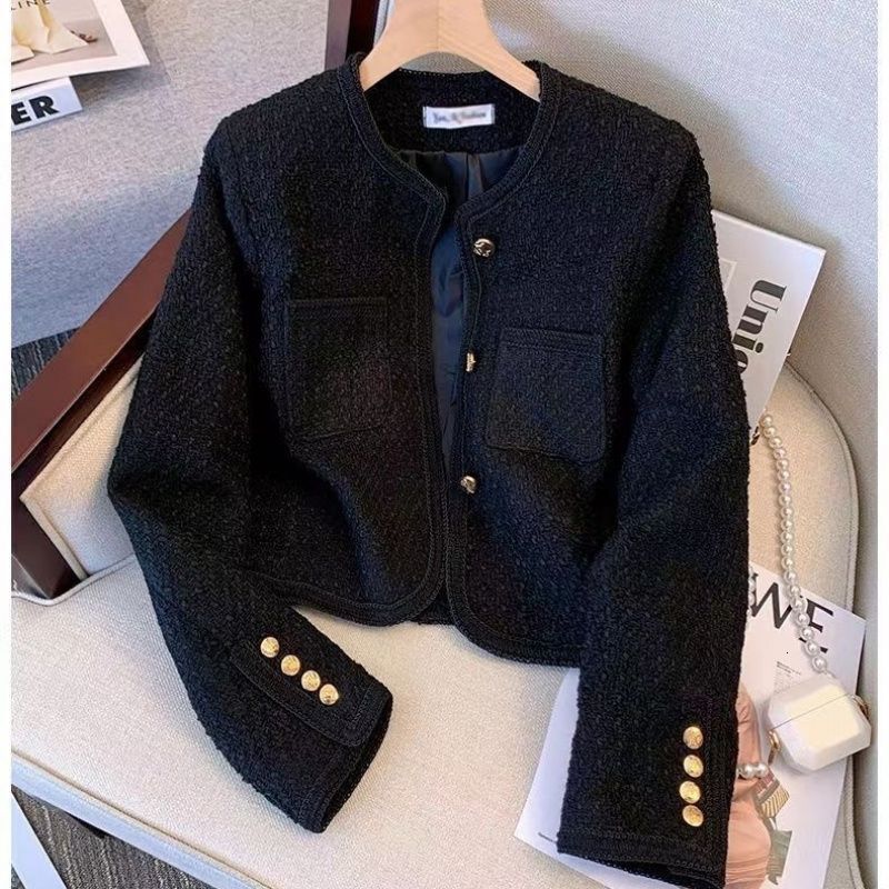 2025 Trendy Beautiful Designer High end Appearance Red Zodiac design Coarse Hair Short Coat Women's Quilted Jacket Autumn/Winter New Luxury Jacke