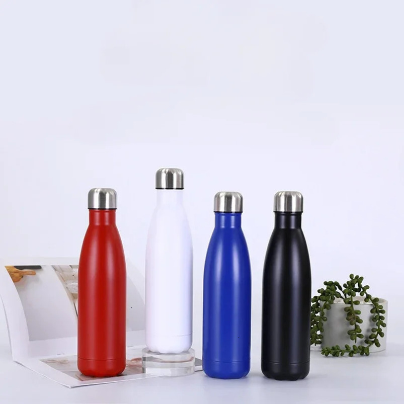 304 Stainless Steel Cola Bottle Outdoor Portable Doublelayer Sports Water Car Mounted Vacuum Accompanying Insulated Cup 250102 W260226