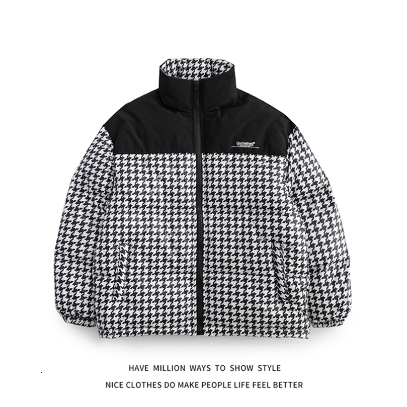 Womens Down Parkas Winter Thick Warm Patchwork Woman Bread Jacket Unisex Man High Streetwear Coat Couple Varsity Casual Vintage Retro Bomber 220902wtt