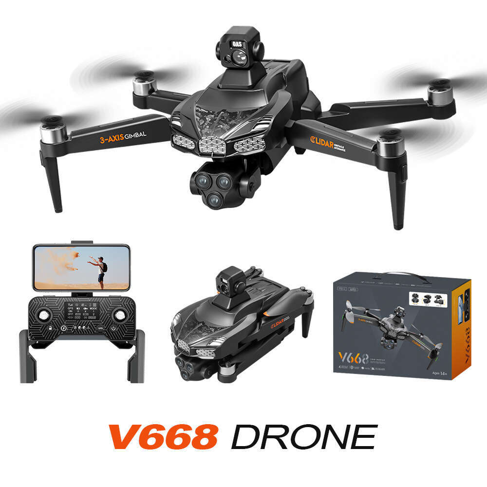 New Product V Drone Three Axis Gimbal GPS Return Aerial Photography Folding Aircraft Toy