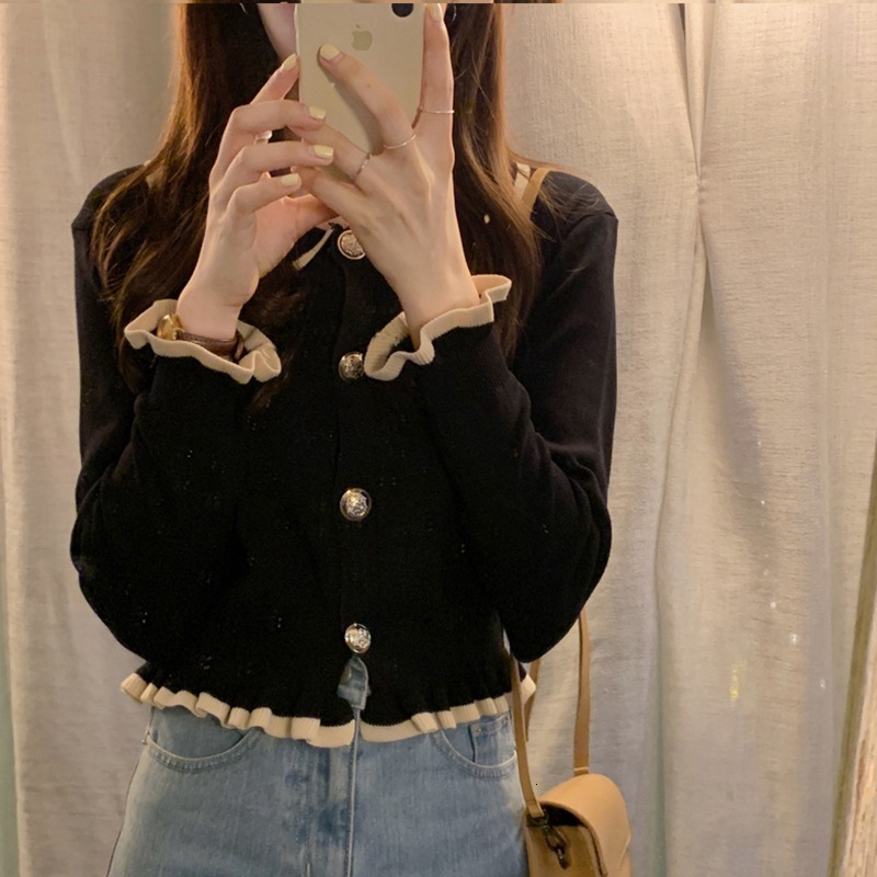 2025 autumn and winter new knitted women's cardigan wool sweater fashionable slim fashion fit pleated designer jacket shirt elegant top coarse wo