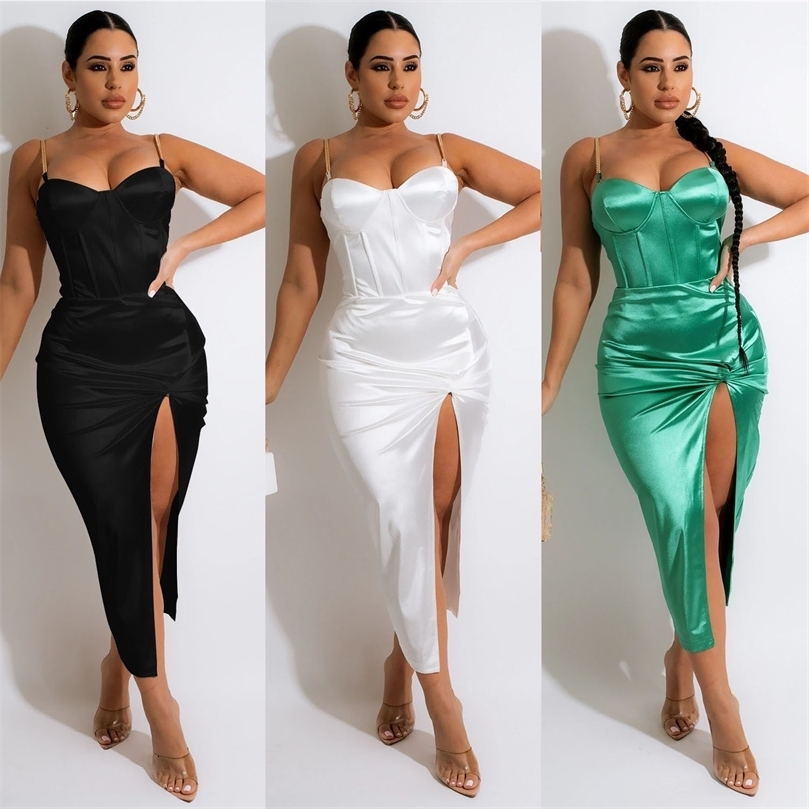 Sexy Bodycon Woman Birthday Dress Fall Elegant Slip Dresses For Women Casual Party Night Club Black Clothes 22441P 210712wtt