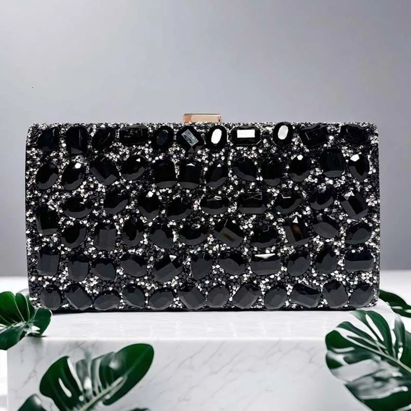 Diamond Clutch Bag Elegant Stylish Multicolor Square Fashionable Dress Cheongsam Evening Bag for Wedding Dinner Party 250930