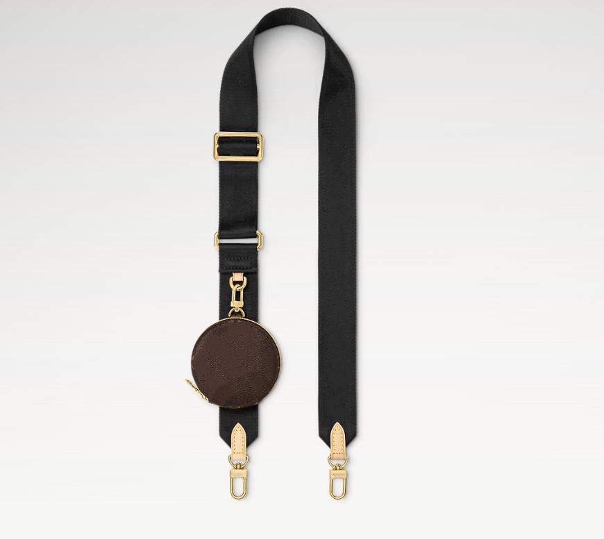 Ladies Fashion Casual Designer strap Luxury Jacquard Fabric Shoulder Strap Coin Purse Key Pouch Wallet TOP Mirror Quality Pouch Purse bag strap