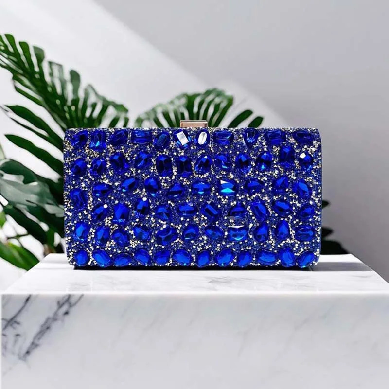 Diamond Clutch Bag Elegant Stylish Multicolor Square Fashionable Dress Cheongsam Evening Bag for Wedding Dinner Party 250930