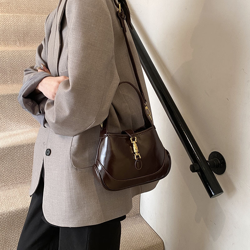 Luxury Brand Designer Bag European And American Retro 2025 Spring New Fashion Versatile Casual Simple Handbag Fashion Single Shoulder Crossbody Women&