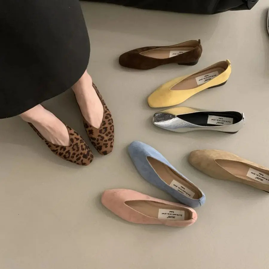 Bailamos Fashion Leopard print Flats Women Slides Casual Soft Female Slip On Flats Ladies Shallow Shoes Mujer 250930
