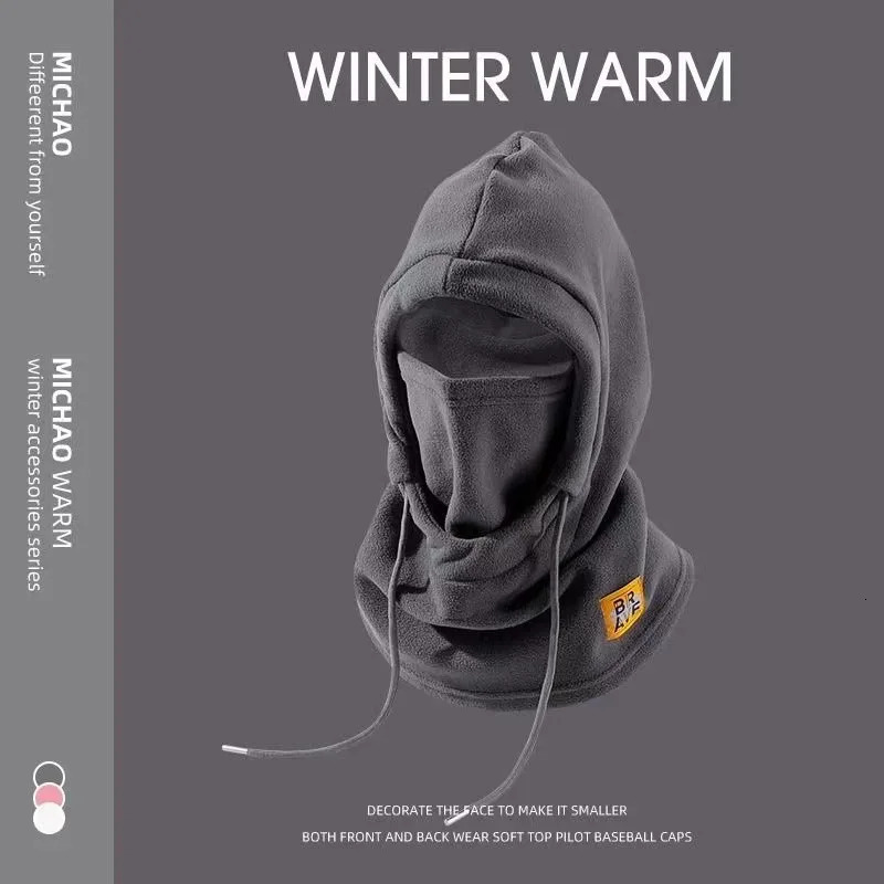 Winter Warm Hat with Mask and Neck Warmer 3in1 Windproof Balaclava for Men and Women Cycling Cold Weather Protection 250928