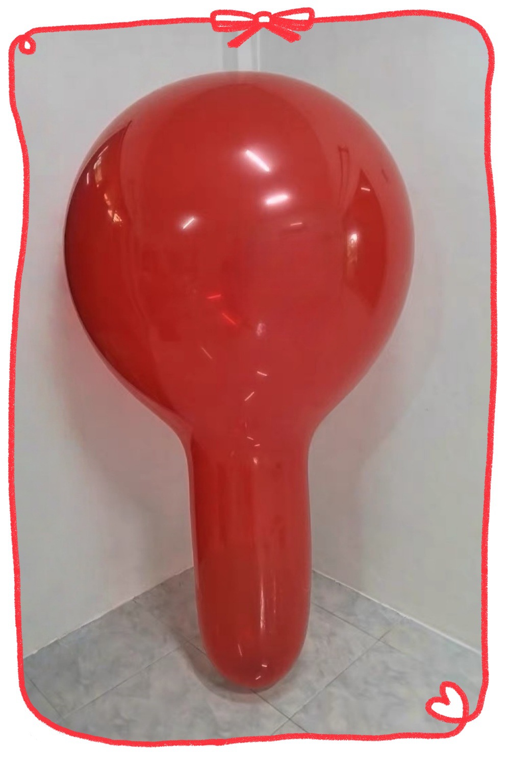 Thickened 5-pack 32-inch quadrangular latex balloon, factory direct sales, special-shaped long-necked balloon, birthday party atmosphere ball