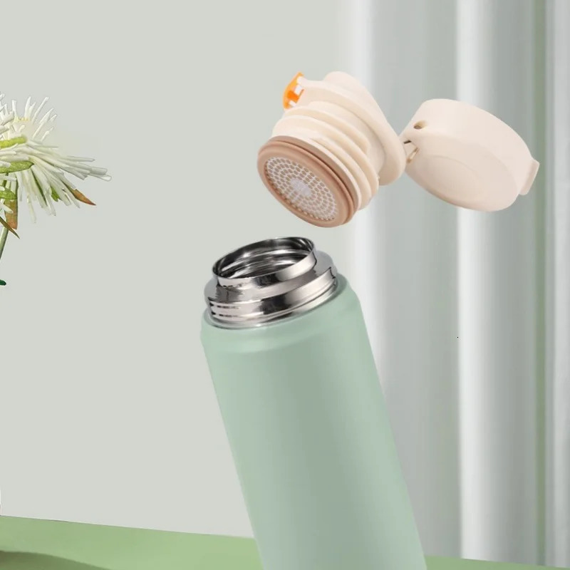 500600ml Thermos Stainless Steel Vacuum Flask Cold Double Wall Car Thermal Iced Travel Mug Coffee Insulated Cup 250929 W260226