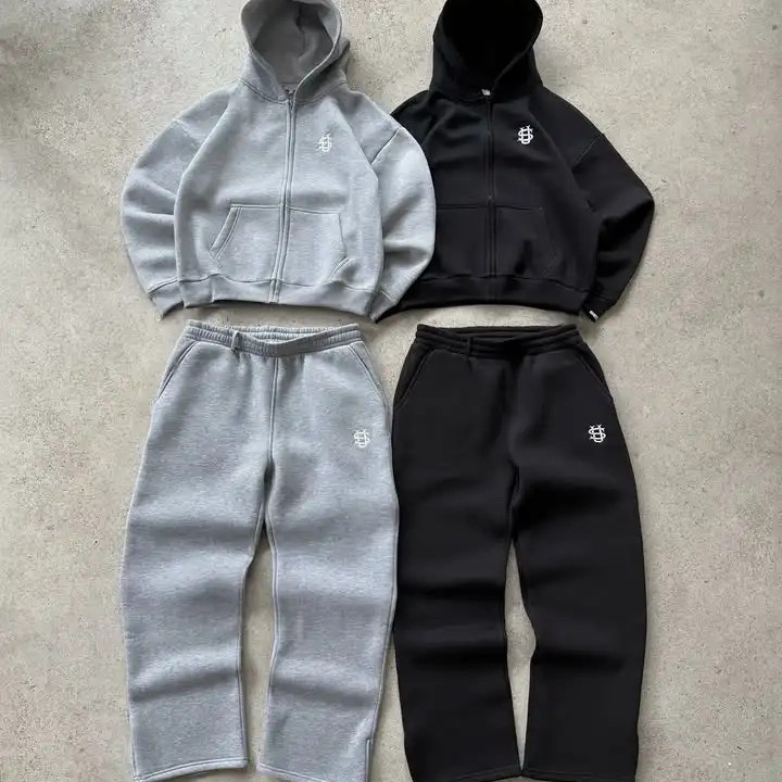 Designer Men's Pants Embroidery Y2K Loose running pantalon hoodie men coat Harajuku Retro Street Wear Solid Color baggy Sweatpants Women tracksui