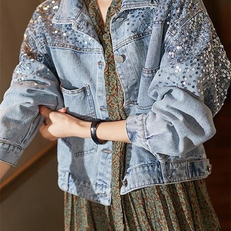 Denim Jacket For Womens Jackets Women Coats Jean Coat In Outerwears 250120wtt