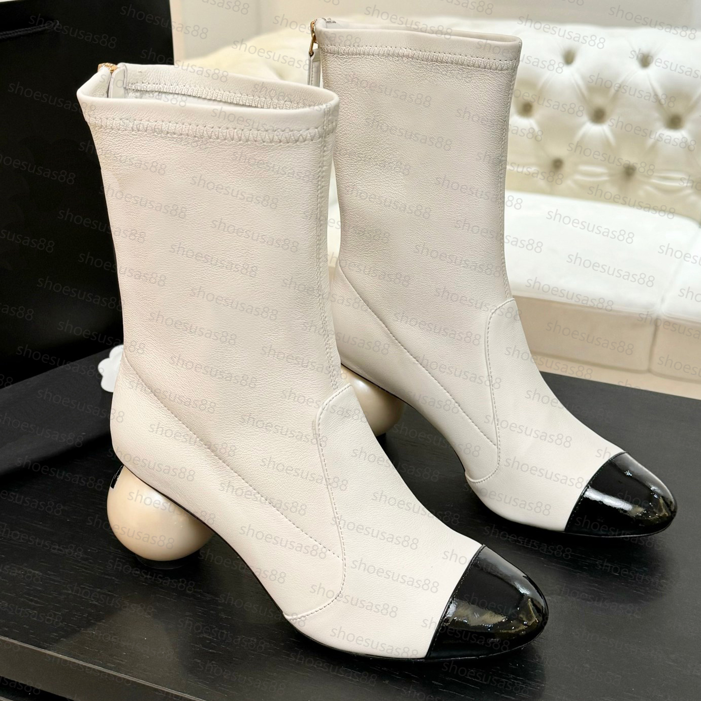 Mid-Calf Boots Designer Short Sheepskin Suede Boot Women Thigh Boot Luxury Top Quality Cowskin Boots Shoe