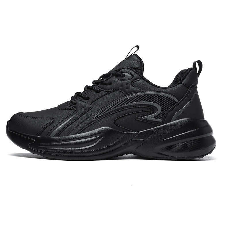 Autumn New Trend Thick-Soled Height-Increasing Dad Leather Fashion Men's Wear-Resistant Non-Slip Casual Sports Shoes bb