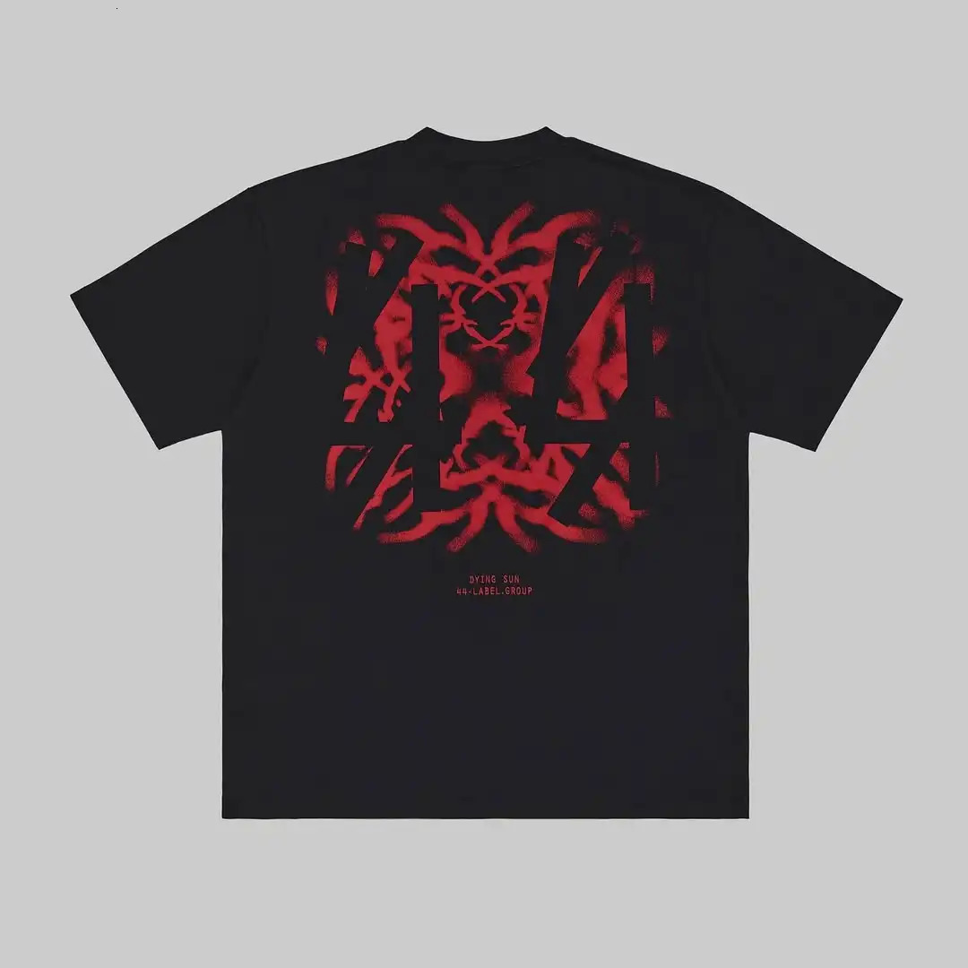 44 LABEL GROUP Tshirt Trendy Mens Womens Casual Oversized Y2k Short Sleeves Heavy Cotton Hip Hop Harajuku Street Tees 250924