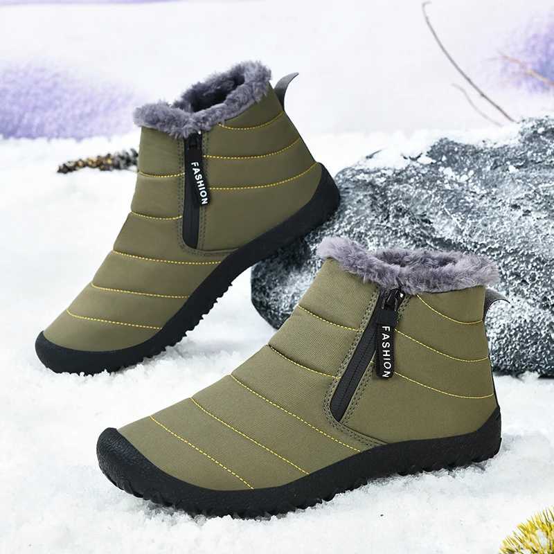 Winter Outdoor Snow Boots Couple Shoes Hiking Shoes Mens Shoes Womens Shoes Ski Shoes HighTop Cotton Shoes ColdProof Mens Boots Womens Boots J251007