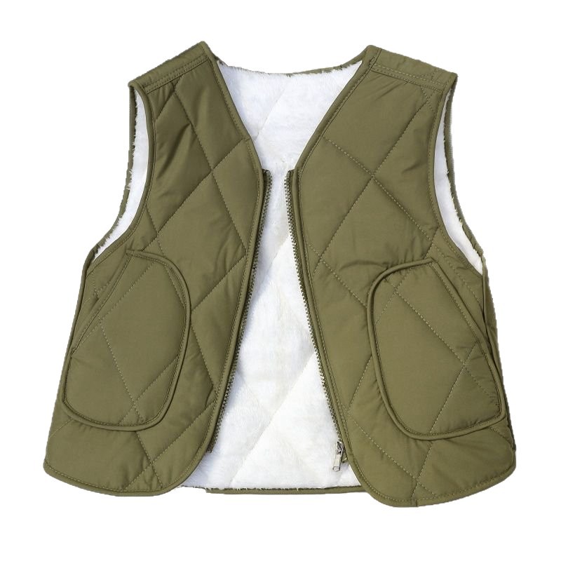 Luxury Kids Vest 2025 Toddler Kids Vest, Boys Girls Fleece Lined Thickened Winter Vest, Sleeveless Jacket for Big Kids Free Shipping