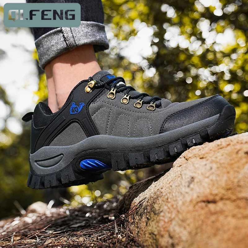Plus Size Classic Men Outdoor Sports Hiking Shoes Comfortable Footwear Trekking Shoe Climbing Sneakers Man All Season Sneaker J251007