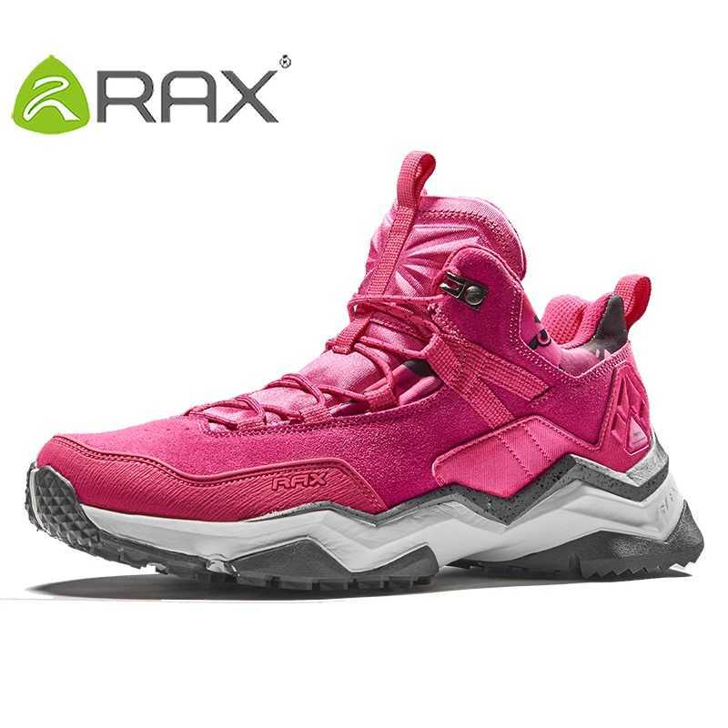 RAX Womens Waterproof Hiking Shoes for Winter Breathable and Antislip Mountaining Trekking OutdoorShoes for Professional Women J251007