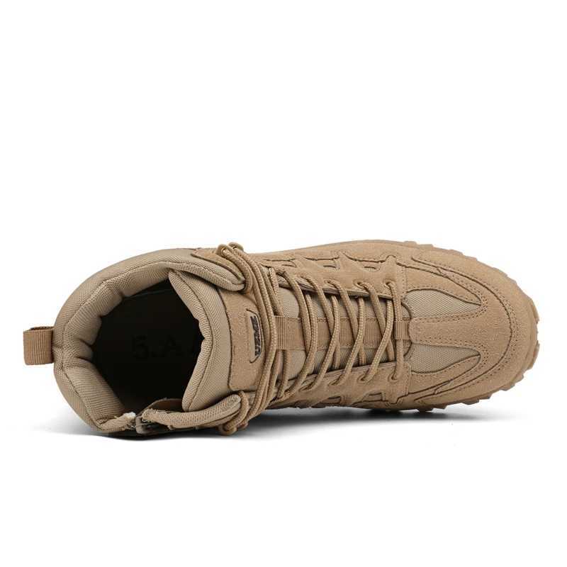 Hot Selling Mens Hiking Boots With Breathable And Non Slip Midsection Warm Outdoor Hiking Shoes Alum Fishing Shoes Work Shoe J251007