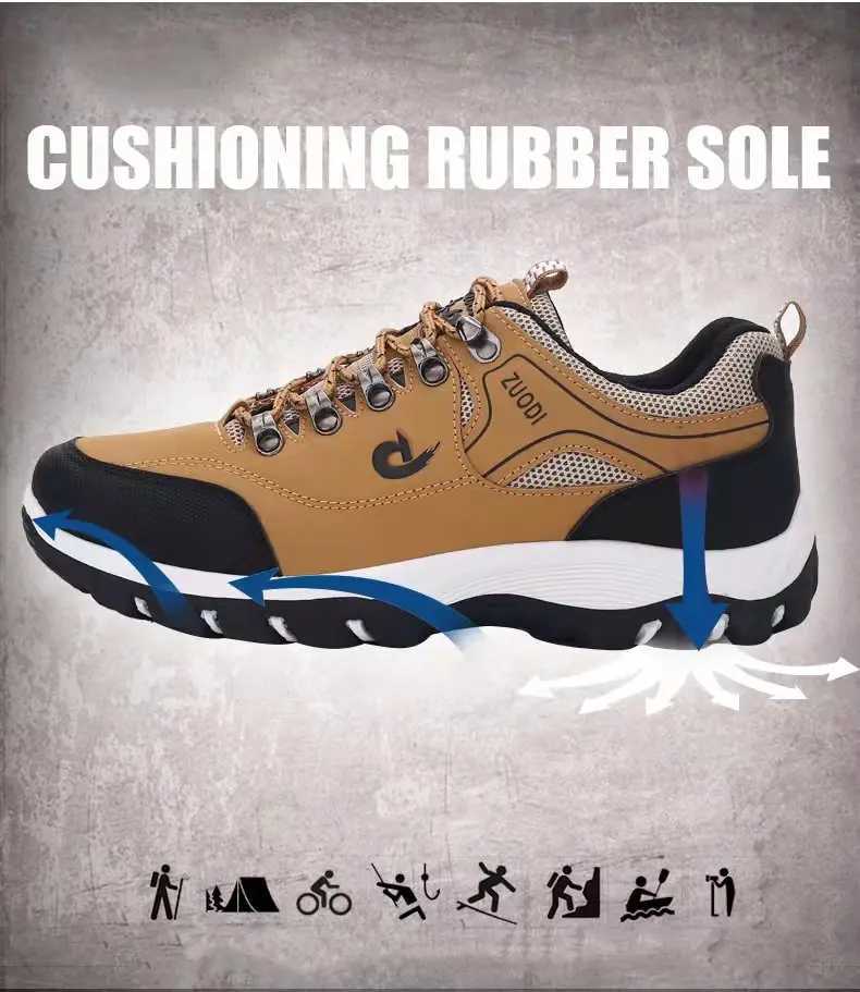 New Mens 3848 Large Outdoor Hiking Mountaineering Camping Running Jogging Shoes Waterproof and Antislip Fashion Shoes J251007