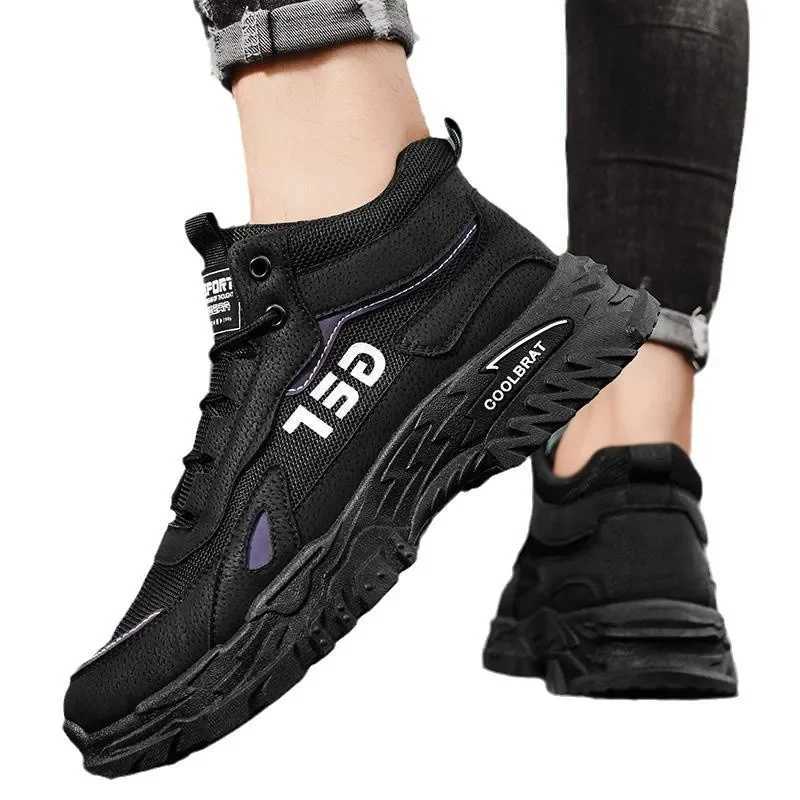 Fashionable Trendy Martin Boots High Top Casual American Style Motorcycle Safety Shoes Spring Autumn Workwear Mens Footwear J251007