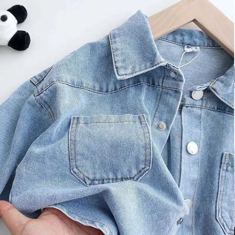 Spring Childrens shirts 100 Cotton Casual Blouse Summer Striped Shirt Korean Baby Long Sleeve Tops Boys Shirts Girls Blouses C251007