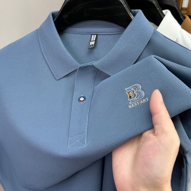 OLOEY Mens Polo Shirts Designer Polo Short Sleeve Embroidery Casual essential Slim Fit Top Tee Summer 2025 Fashion Business Polo Tee