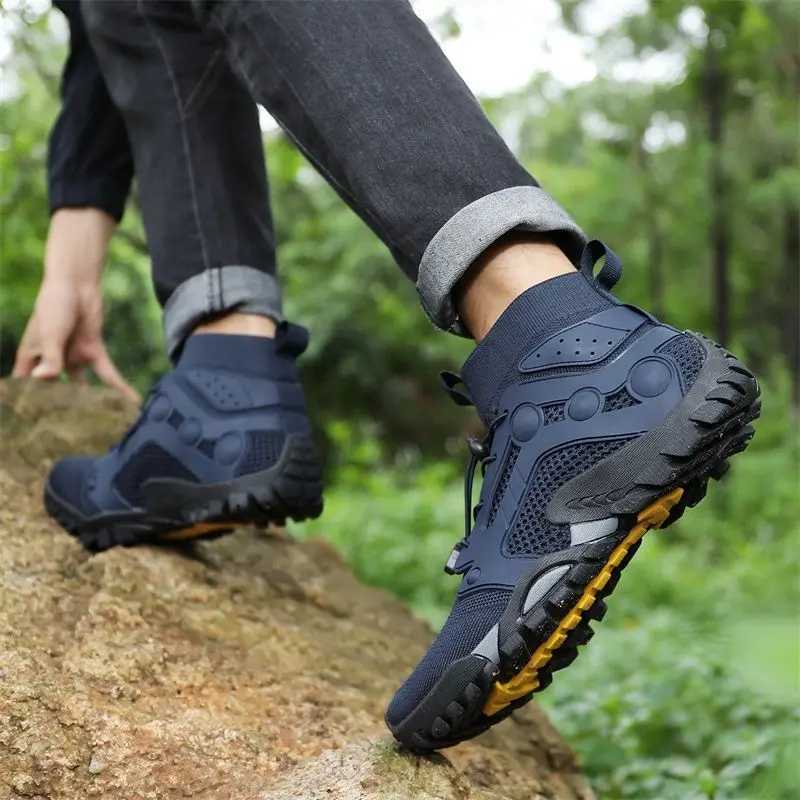 Outdoor Breathable Mountain Hiking Man Casual Sneaker Gym Wide Trend 2025 Walking Cheap Liquidation Jump Sports Shoes for Men J251007