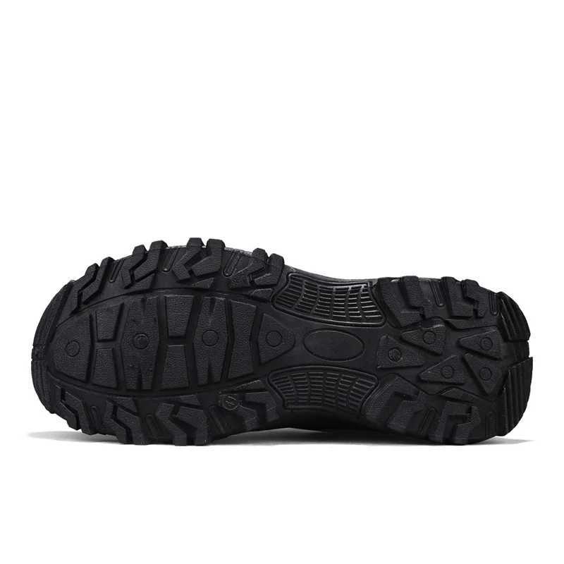 Casual Sneakers Men Designer Shoes Non Slip Ankle Strap Anti Slip Hiking Shoes Durable Outdoor Adventure Hiking Shoes Barefoot J251007