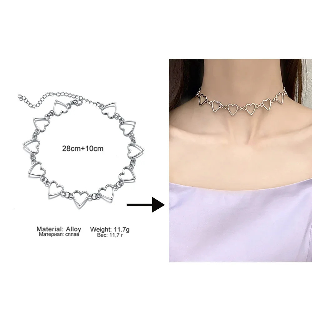 Sexy Trendy Vintage Charm Round Gothic Collar Necklaces Jewelry Gift Gothic Leather Heart Harajuku Women Punk Choker Necklace 250922