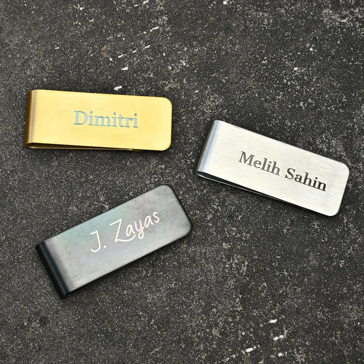 Personalized Money Clip Engraved Gift Custom Engraved Cash Clip Wallet personalised Gift for Dad Money Clip for Husband 250923