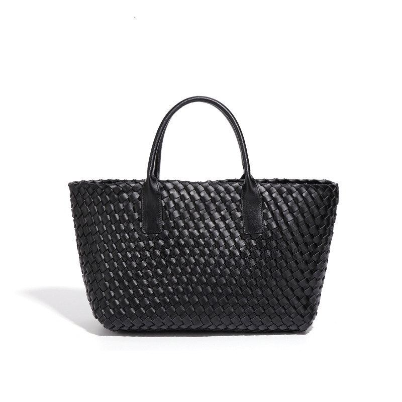 Woven Women's Summer New Light Large Capacity Basket Bag Fashion Casual Texture Versatile Handbag for Women