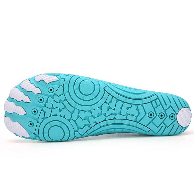 Unisex Summer Water Shoes Men Breathable Aqua Shoes Rubber Upstream Shoes Woman Beach Sandals Diving Swimming Socks Plus 46 J251007