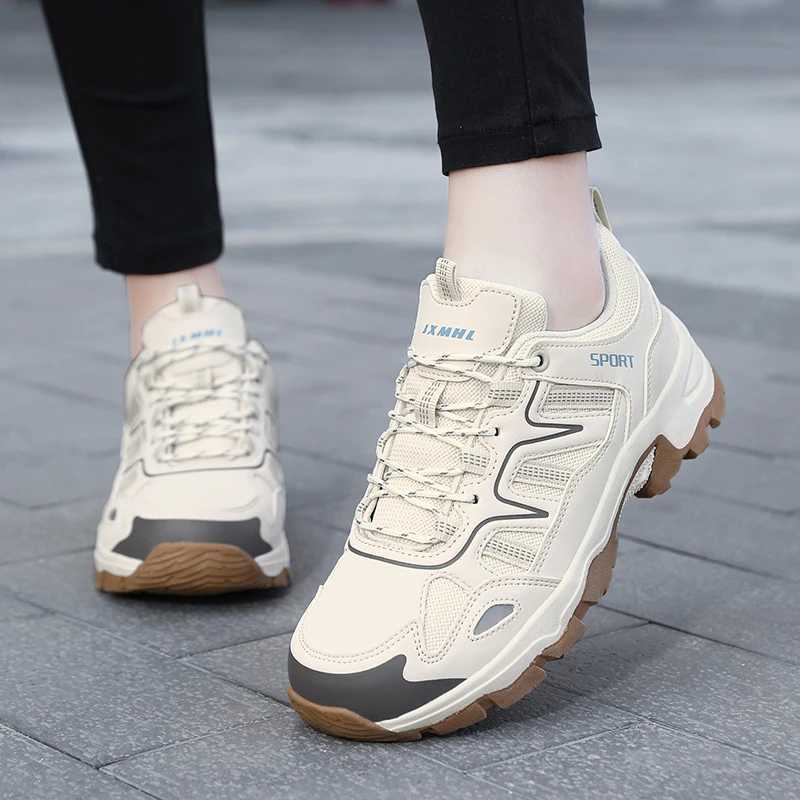 Mens Hiking Shoes Durable Outdoor Sport Men Trekking Wearresistant NonSlip Shoes LaceUp Climbing Hunting Sneakers Casual New J251007