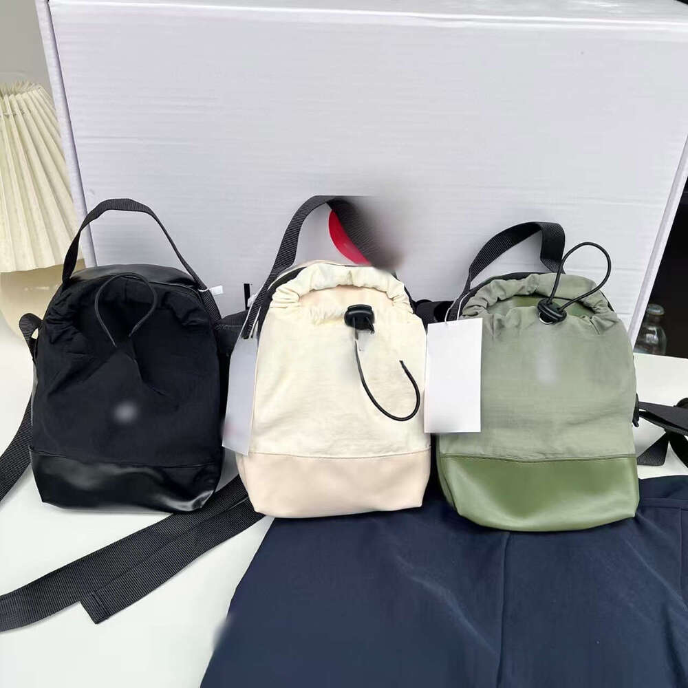 Egg Drawstring Bucket Women's New Simple Casual Shoulder Niche Crossbody Bag B5