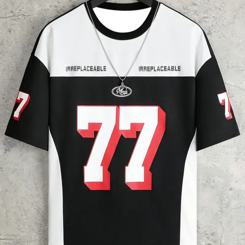 Casual Vintage-Inspired Statement Shirt Featuring Classic No.-15-1