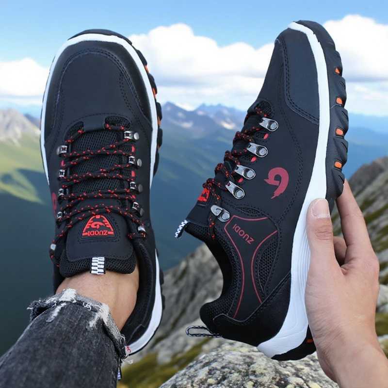 Mens Outdoor Hiking Shoes Lightweight Comfortable Breathable Shoe Waterproof Camping Running Shoes Male Tennis Walking Sneakers J251007