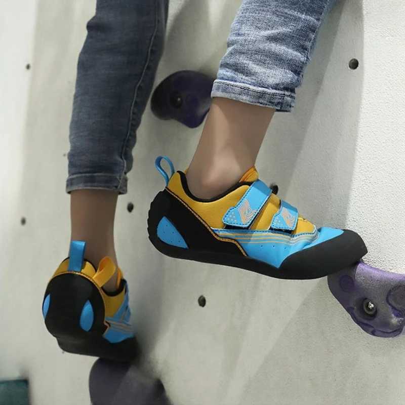 Kids RockClimbing Shoes Professional Outdoor Beginners Mesh Nonslip Parentchild RockClimbing Bouldering Training Sneakers J251007