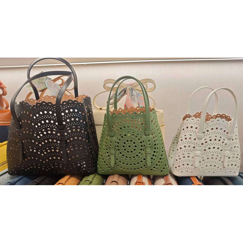 Bag Designer Shoulder Women's Handbag Hollow Bag For Spring Festival New Fashion Leather Carved Tote Bags
