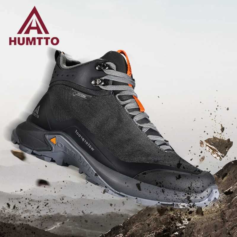 HUMTTO Hiking Shoes Men Outdoor Climbing Camping Trekking Sneakers Womens Tactical Hunting Boots Mountain Wakling Snow Shoes J251007