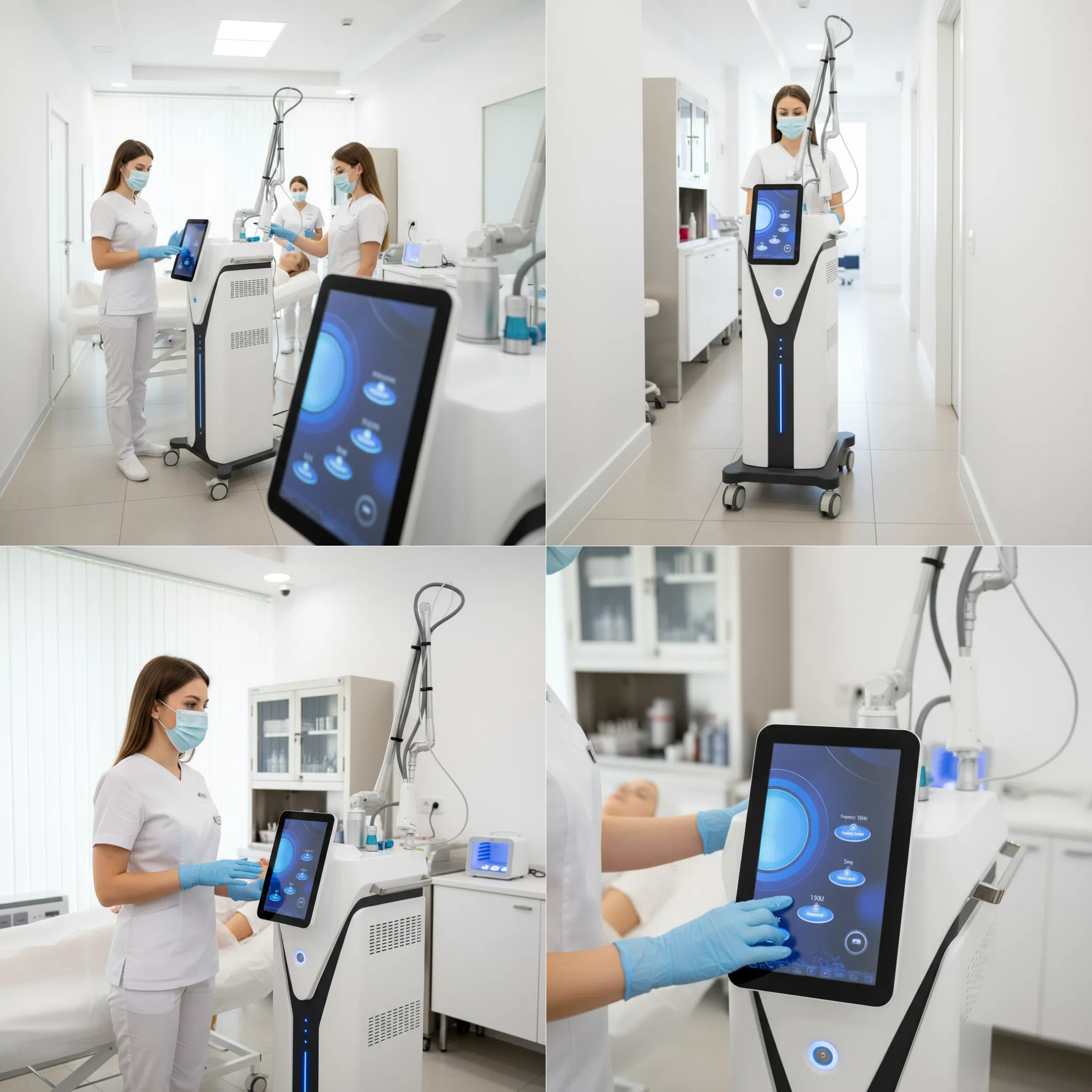 CO2 Fractional Laser 10600nm Acne Treatment Whitening Wrinkle Removal Vaginal Tighten Skin Care Rejuvenation Painless Scar Remove Skin Tightening Devi